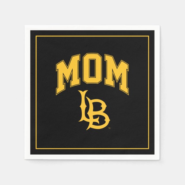 Serviette En Papier Long Beach State Mom (Devant)