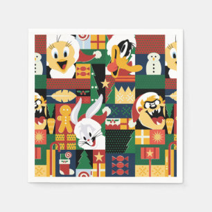 Serviette En Papier LOONEY TUNES™Motif de blocs de vacances