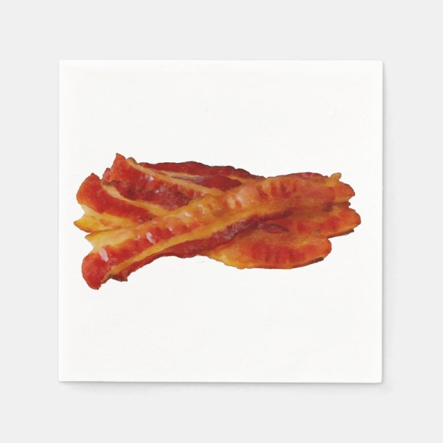 Serviette En Papier Lots de bacon (Devant)