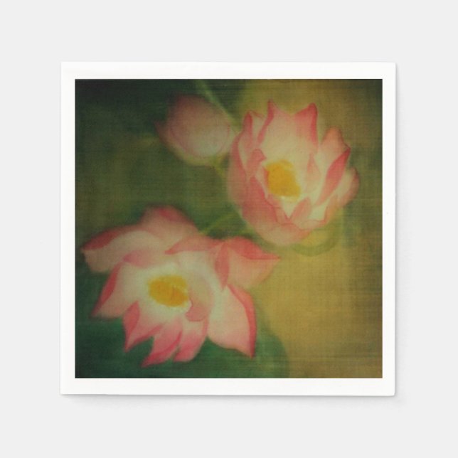 Serviette En Papier lotus (Devant)