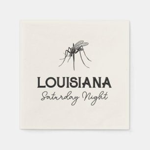 Serviette En Papier Louisiana Saturday Night Personnalisable Napkin