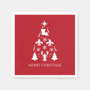 Serviette En Papier Louisiane Noël Cajun