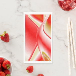 Serviette En Papier Love and Gold Abstrait 3D Rainbowart