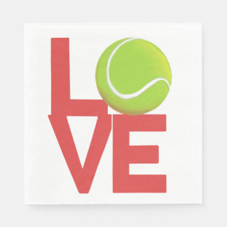 Serviette En Papier Love Cocktail Napkins