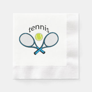 Serviette En Papier Love tennis