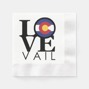 Serviette En Papier LOVE Vail