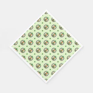 Serviette En Papier Lucky Green Vibes