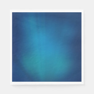 Serviette En Papier Lueur profonde bleue sous-marine