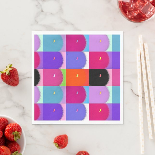 SERVIETTE EN PAPIER LUNE (En situation)