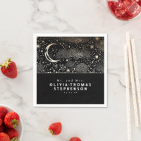 Lune Étoiles Ciel nocturne Mystique Romantique