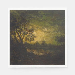Serviette En Papier Lune (par Ralph Albert Blakelock)