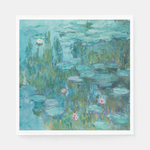 Serviette En Papier Lys d'eau (par Claude Monet, 1915)