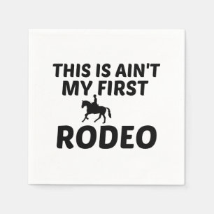 SERVIETTE EN PAPIER MA PREMIÈRE RODÉO