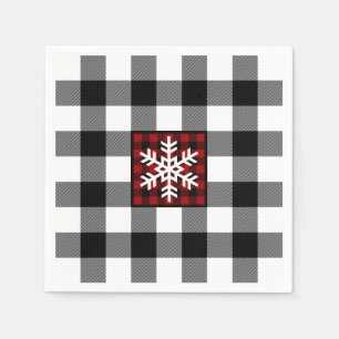 Serviette En Papier Mad for Plaid, Flocon de neige