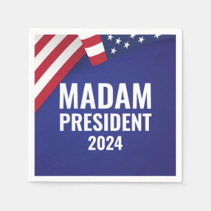 Serviette En Papier Madame la Présidente Harris 2024