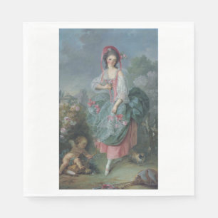 Serviette En Papier Mademoiselle Guimard (par Jacques-Louis David)