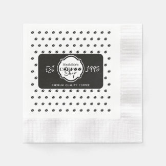 Serviette En Papier Magasin de café professionnel Logo personnalisé No