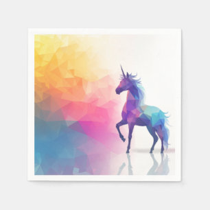 Serviette En Papier Magie de licorne - Fête