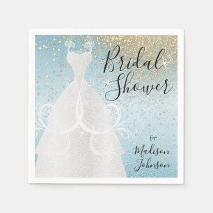 Serviette En Papier Magnifique Baby Shower - Bleu Bébé