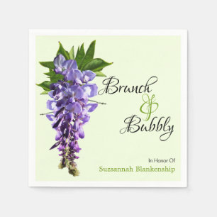 Serviette En Papier Magnifique Réception de Mariage Bubbly Brunch Wist