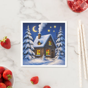 Serviette En Papier Magnifique thème de Noël