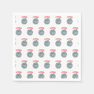 Serviette En Papier MahJong symbole du jeu Joker tuile