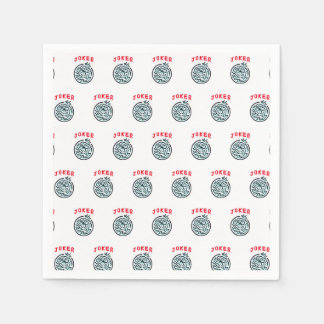 Serviette En Papier MahJong symbole du jeu Joker tuile