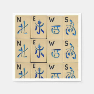 Serviette En Papier MAHJONG TILES serviettes CUTE NOUVELLES tuiles par