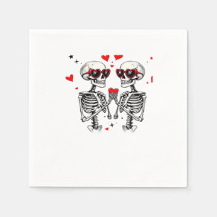Serviette En Papier Mains Coeur Squelette Pour Trending