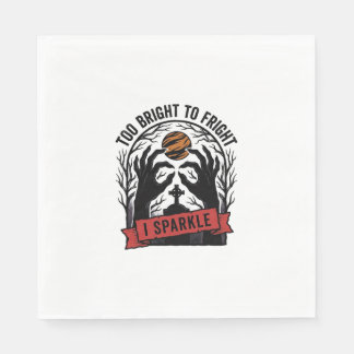 Serviette En Papier Mains effrayantes scintillantes Graphique vintage 
