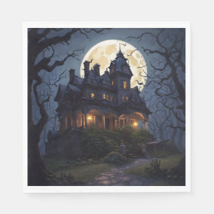 Serviette En Papier Maison de la fête d'Halloween