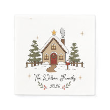 Maison de Noël Cosy Personnalisée