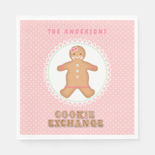Serviette En Papier Maison de pain d'épices Cookie Exchange Personna