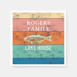 Serviette En Papier Maison de vacances d'été Lake