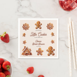 Serviette En Papier Maison en pain d'épice Fête de Noël Bébé