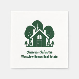Serviette En Papier Maison ouverte de la société immobilière personnal