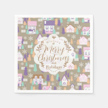 Maisons de Noël Brown