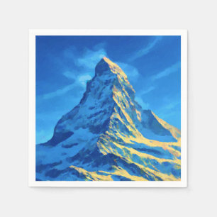 Serviette En Papier Majestic Matterhorn
