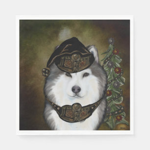 Serviette En Papier Malamute d'Alaska