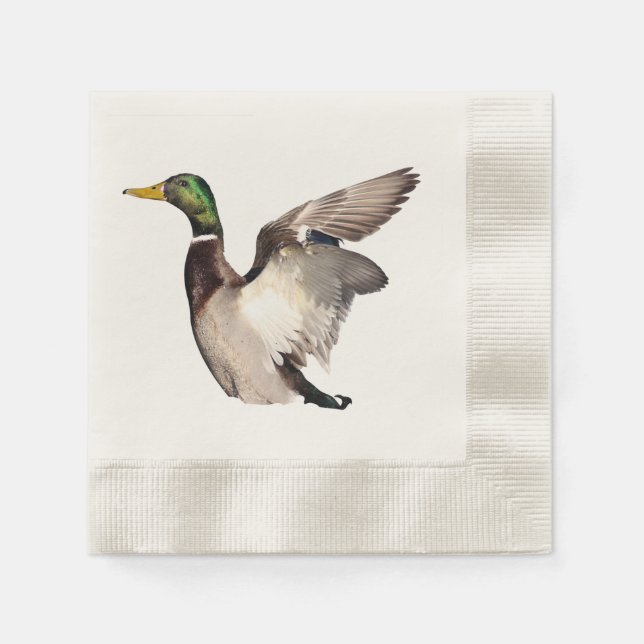 Serviette En Papier Mallard Duck (Devant)