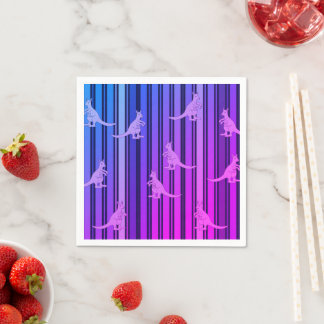 Serviette En Papier mama kangourou