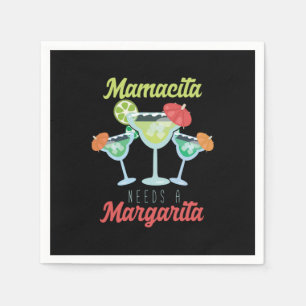 Serviette En Papier Mamacita A Besoin D'Un Cocktail Mexicain Margarita