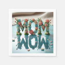 Serviette En Papier Maman Wow Ornate Floral