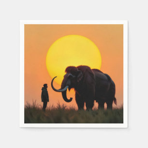 Serviette En Papier Mammoth laine et homme