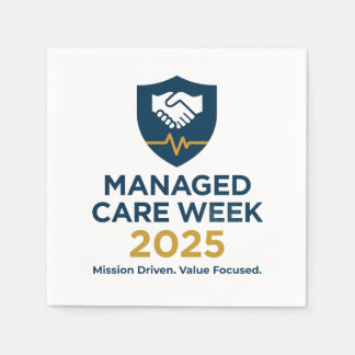 Serviette En Papier Managed Care Week 2025 - Cocktail Napkins