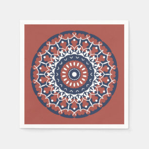 Serviette En Papier Mandala Design papier serviette