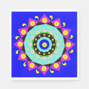Serviette En Papier Mandala : Papier décoratif Napkin