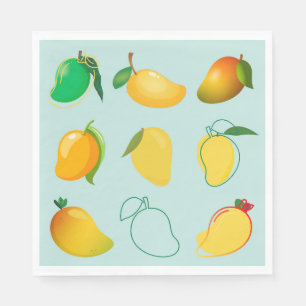 Serviette En Papier Mango frais