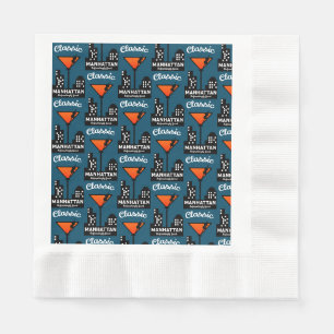 Serviette En Papier Manhattan Cocktail Wall Art