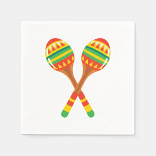 Serviette En Papier Maracas festifs